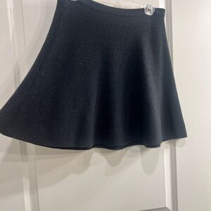 Black knit skirt size medium